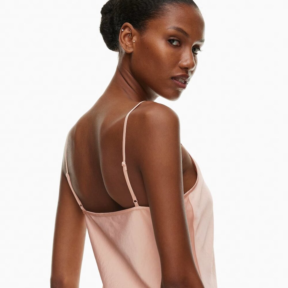 XXI 100% Silk Baby Pink Cami